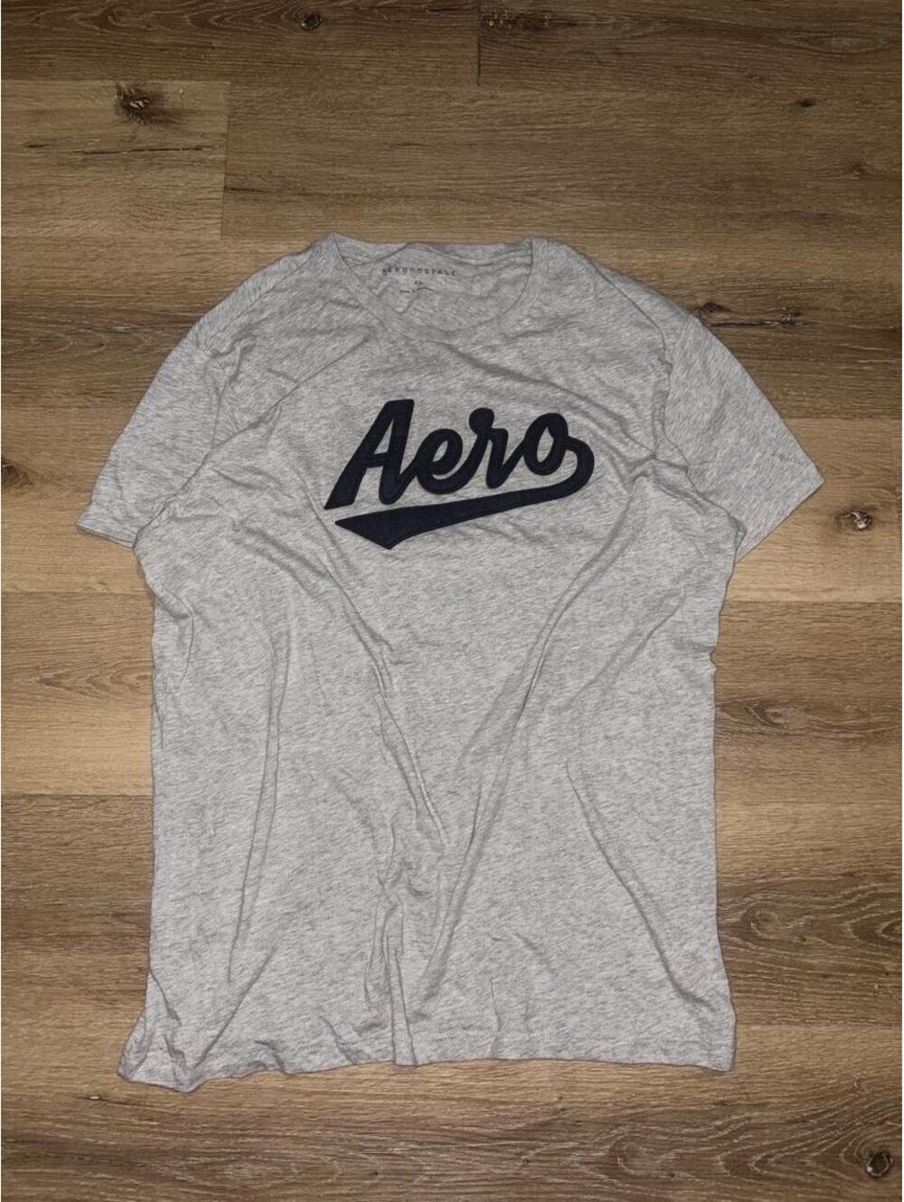 Aeropostale Aero Logo Gray T-Shirt Men’s XL